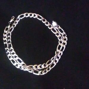 11mm 30in Stainless Steel Figaro Chain